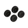 dBoots '2-HO' Tire Set Glued (Black) (2 Pairs)