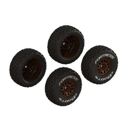 dBoots 'FORTRESS' Glued Tire Set Bronze (2 Pairs)