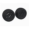dBoots 'FORTRESS MT' Tire Set Glued Black (2)