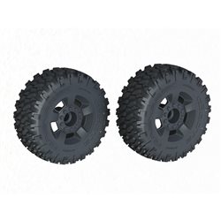 dBoots 'Ragnarok MT' Tire Set Glued Black (2)