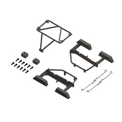 Desert Truck Body Roll Cage Set Black: GROM