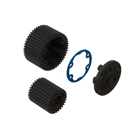 Diff Case and Idler Gear Set (47/29T 0.8M)