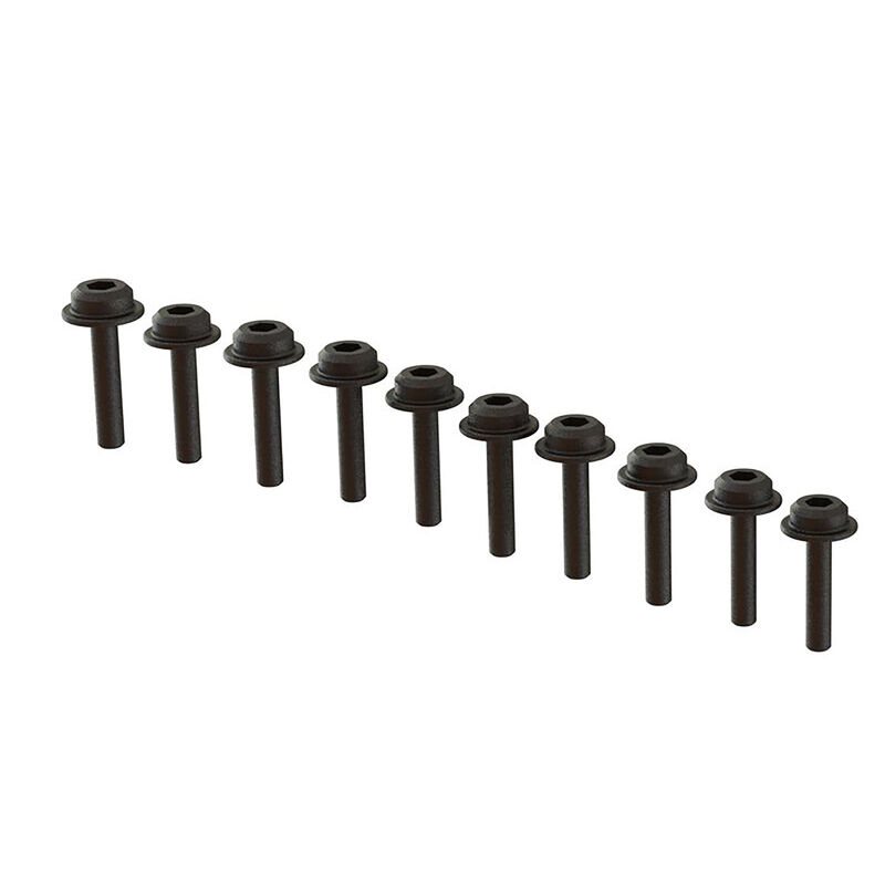 Flanged Cap Head Screw M2x12mm (10)
