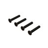 Flat Head Hex Machine Screw M4x24mm (4)
