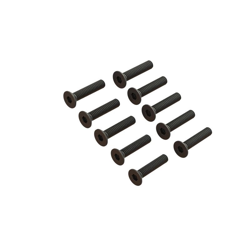 Flat Head Screw M2x10mm (10)