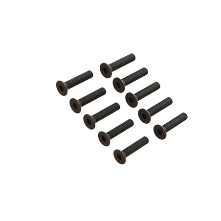 Flat Head Screw M2x10mm (10)
