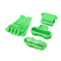 Lower Skid And Bumper Mount Set Green