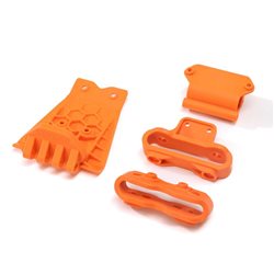 Lower Skid And Bumper Mount Set Orange