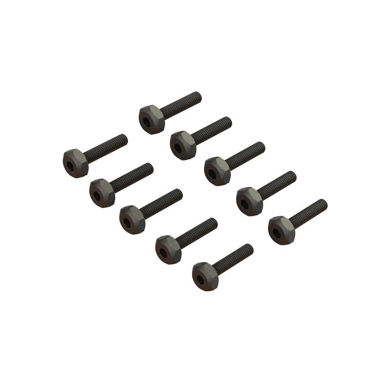M2.5x12mm 5.5mm Hex Head (10)