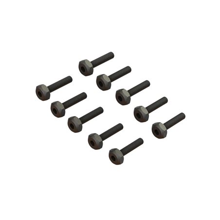 M2.5x12mm 5.5mm Hex Head (10)