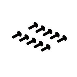 M2.5x8mm Button Head Screw With M3 Head (10)