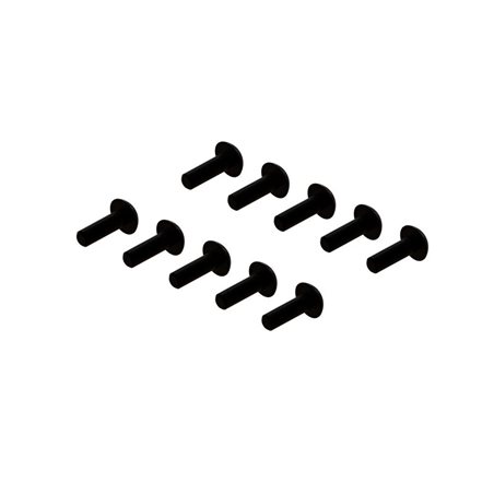 M2.5x8mm Button Head Screw With M3 Head (10)