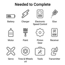 1/10 22X-4 ELITE 4X4 Buggy Race Kit