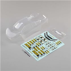 1/10 Clear Body Set with Stickers: 22T 4.0