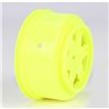 1/10 Front/Rear SCT 2.2/3.0 Wheels 12mm Hex Yellow (2): 22 SCT