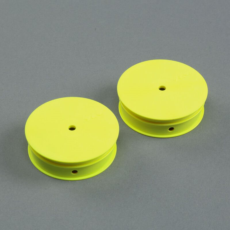 1/10 Narrow Front Buggy Wheels Stiffezel 12mm Hex Yellow (2): 22