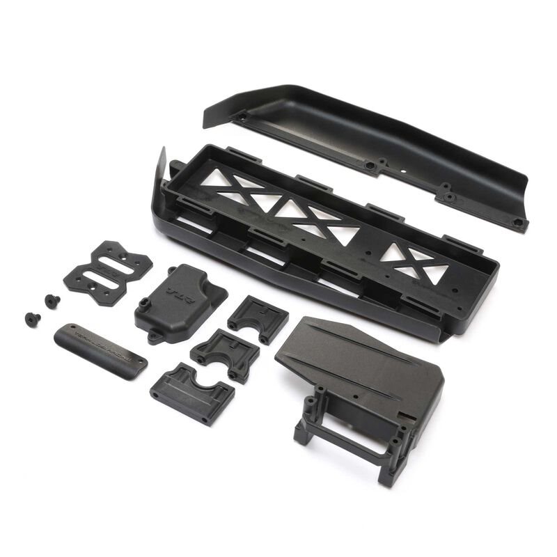Battery Tray Center Diff & Servo Mount: 8XE 2.0