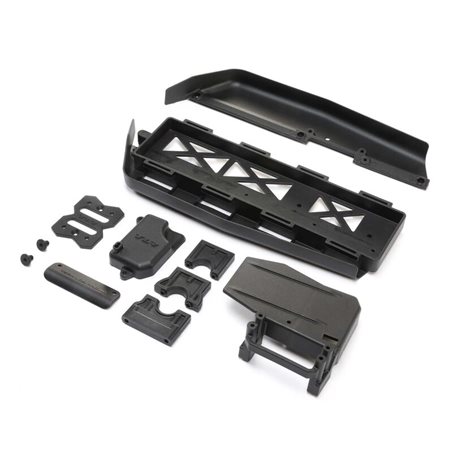 Battery Tray Center Diff & Servo Mount: 8XE 2.0