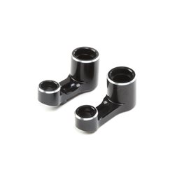 Bell Crank Set Aluminum Black: 22 5.0