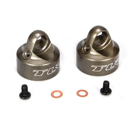 Bleeder Shock Caps Alum (2): 22/22T/22-4