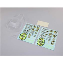 Body Set with Decals Clear: 8X 8XE 2.0