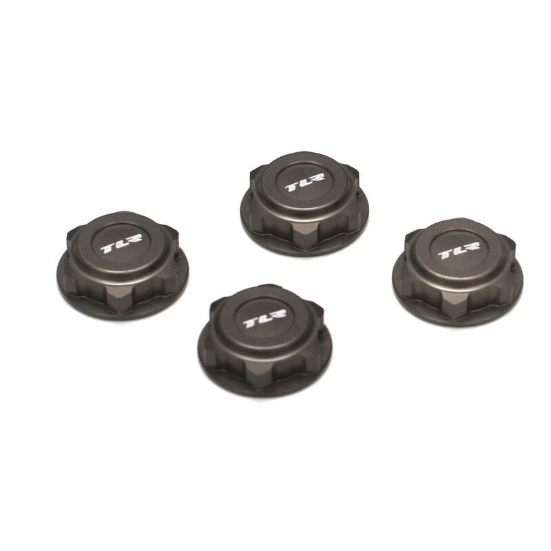 Covered 17mm Wheel Nuts Aluminum: 8B/8T 2.0