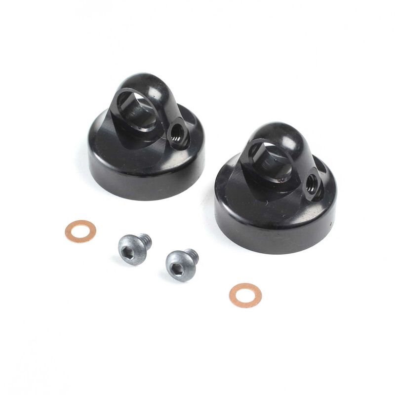 Domed Bleeder Shock Caps Aluminum G3 (2): 22