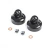 Domed Bleeder Shock Caps Aluminum G3 (2): 22