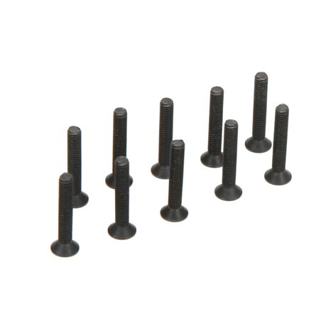 Flat Head Screws M3 x 18mm (10)