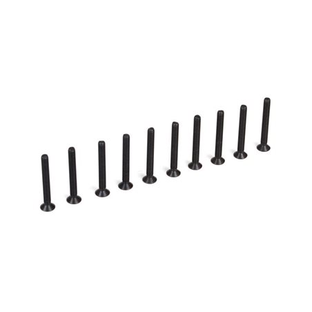 Flat Head Screws M3 x 25mm (10)