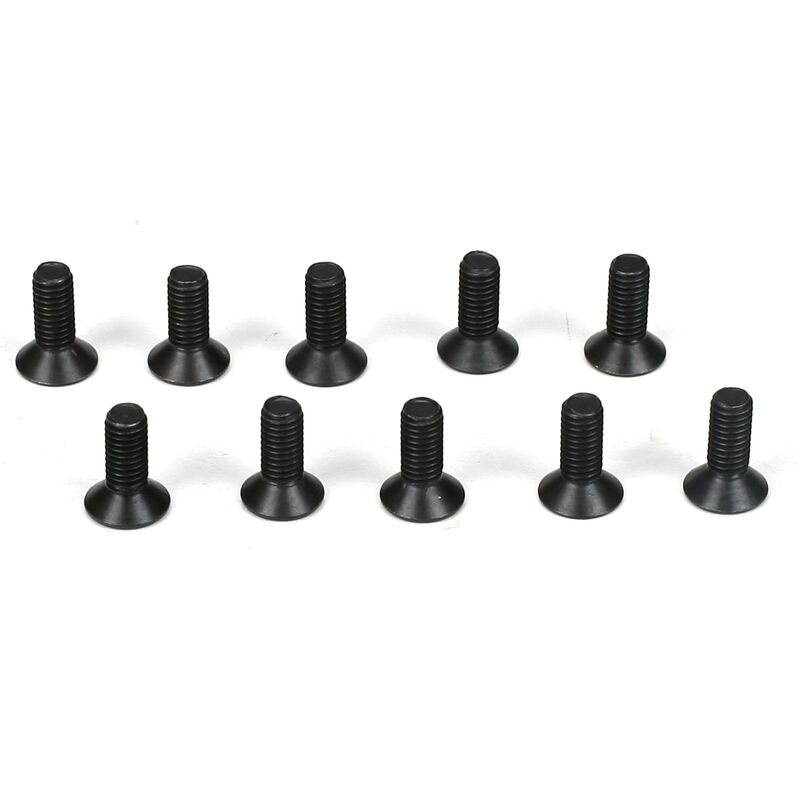 Flathead Screws M3 x 8mm (10)