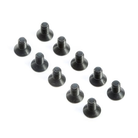 Flat Head Screws M4 x 8mm (10)