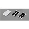 Hook and Loop Body Mounting 10 x 20mm: (8)