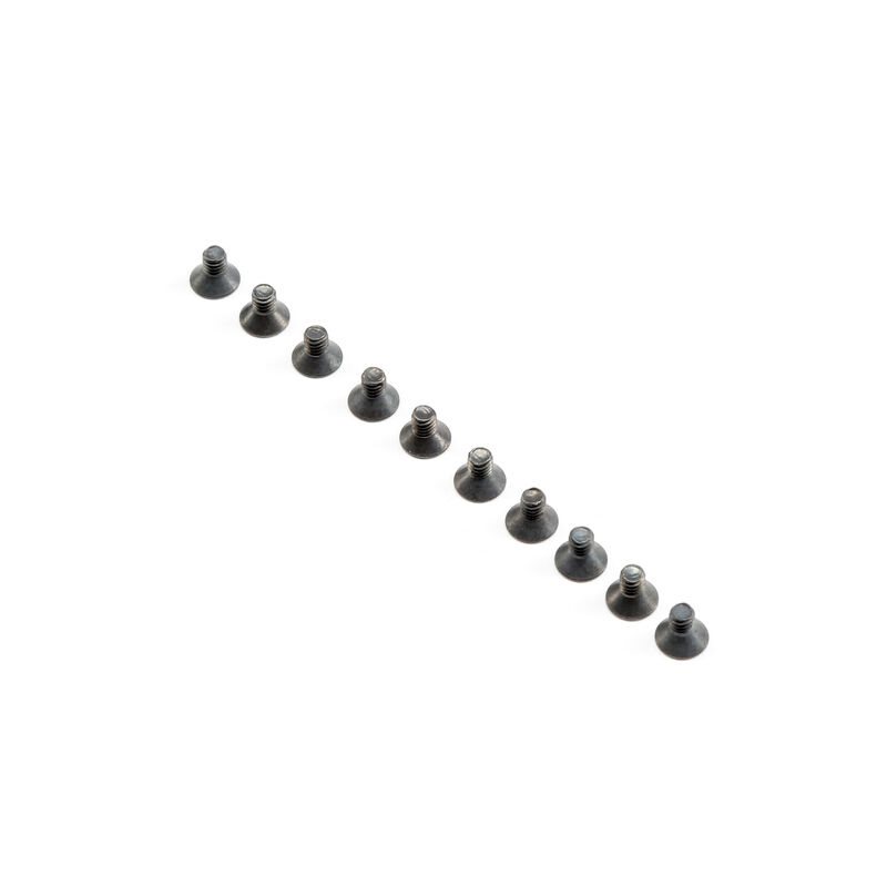 M2.5 x 4mm FH Screws (10): 8X