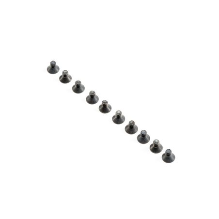 M2.5 x 4mm FH Screws (10): 8X