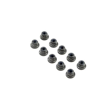 M3 Flanged Lock Nuts (10)
