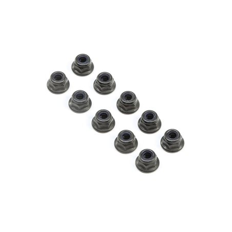 M4 Flanged Lock Nuts (10)