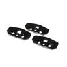 Skid Plate Set Adj Chassis Aluminum: 8X 2.0