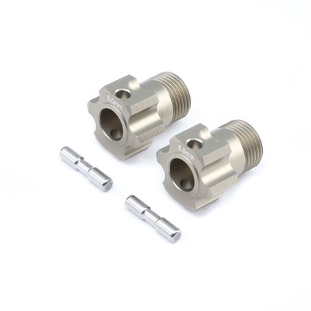Wheel Hex and Pin +5.0mm (2): 5B 5T MINI WRC