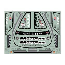 1/10 '63 Chvy Stingray Pro Mod Clr Bdy: SC Drg Crs