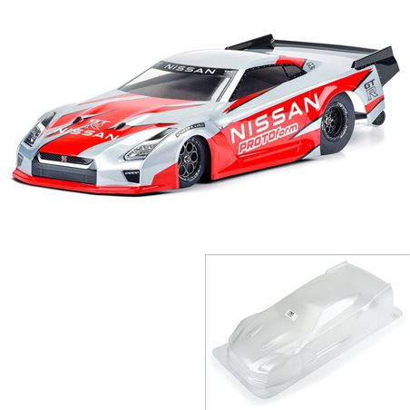 1/10 Nissan GT-R R35 Clr Body: Losi 22S Drag Car