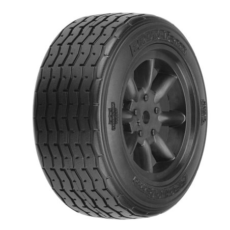 VTA Front Tire 26mm, Mounted Black Wheel