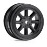 VTA Front Tire 26mm, Mounted Black Wheel
