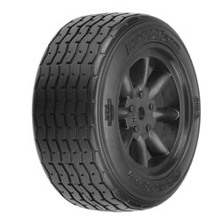 VTA Front Tire 26mm, Mounted Black Wheel