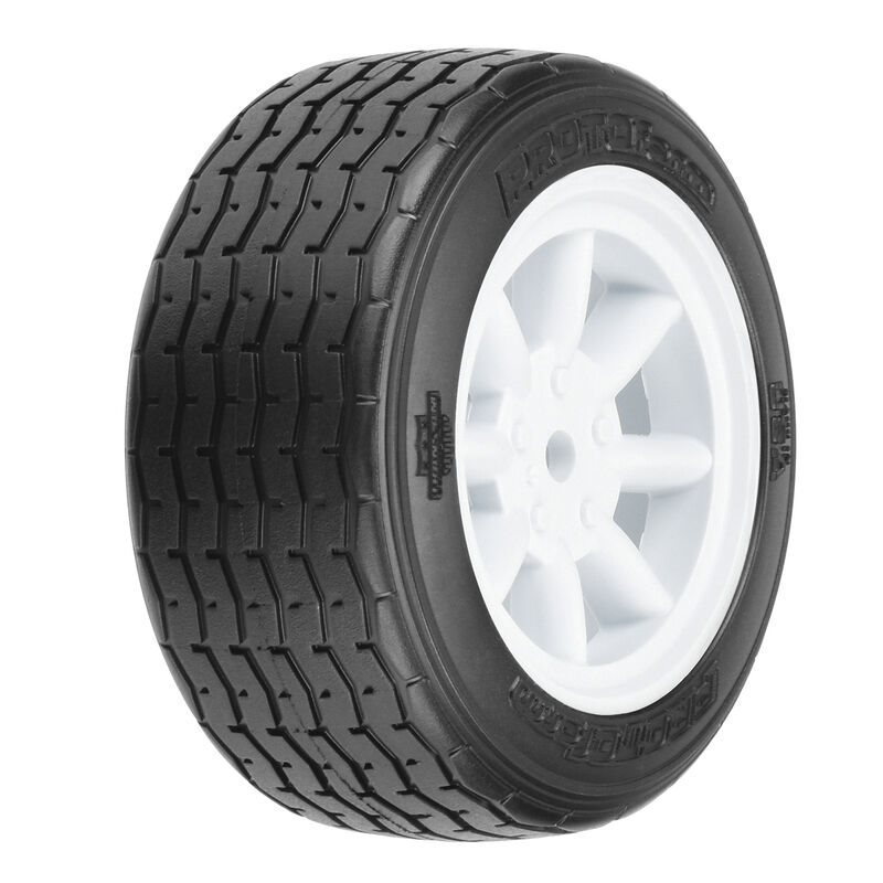 VTA Front Tire, 26mm, Mounted White Wheel