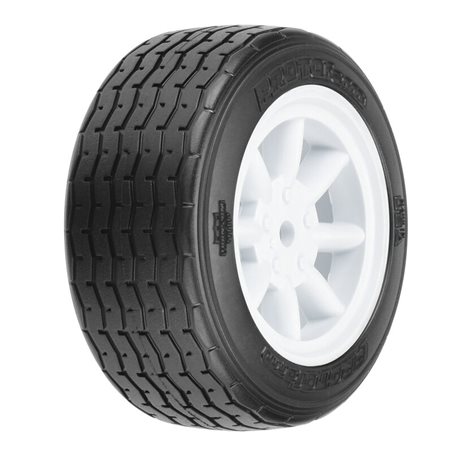 VTA Front Tire, 26mm, Mounted White Wheel