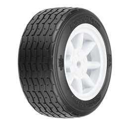 VTA Front Tire, 26mm, Mounted White Wheel