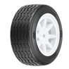 VTA Front Tire, 26mm, Mounted White Wheel