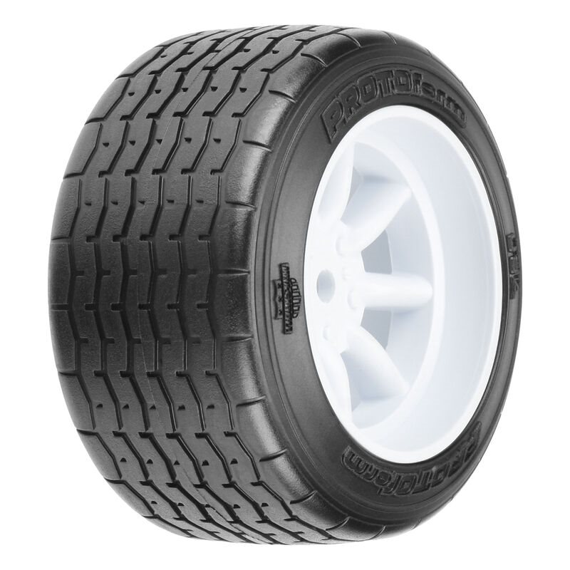 VTA Rear Tire 31mm, Mounted White Wheel