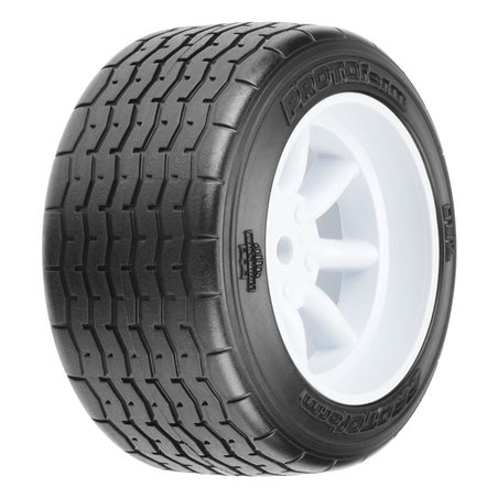 VTA Rear Tire 31mm, Mounted White Wheel
